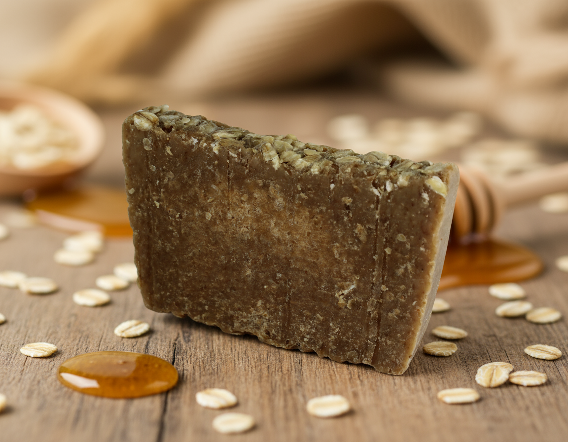 Jabón de avena-miel 