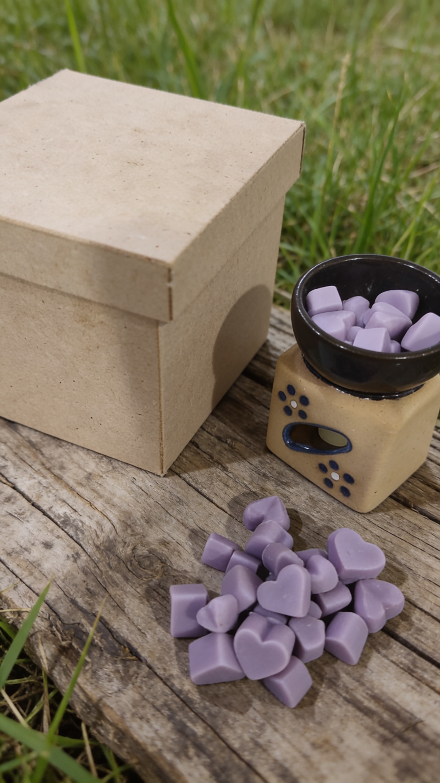 Set Ritual Aromático · Ceras de Violetas 